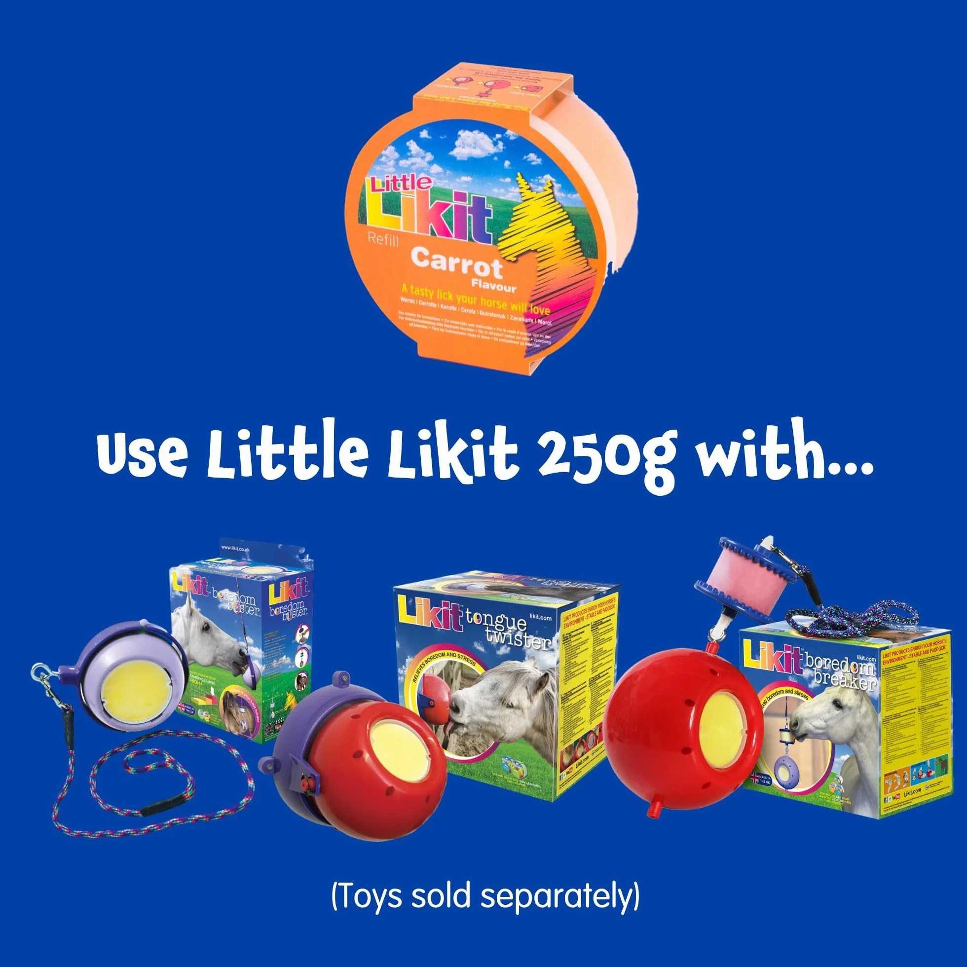 Likit Little Multipack Recambio 250g | Manzana, Cereza, Plátano, Zanahoria | Pack de 5 | 250 g