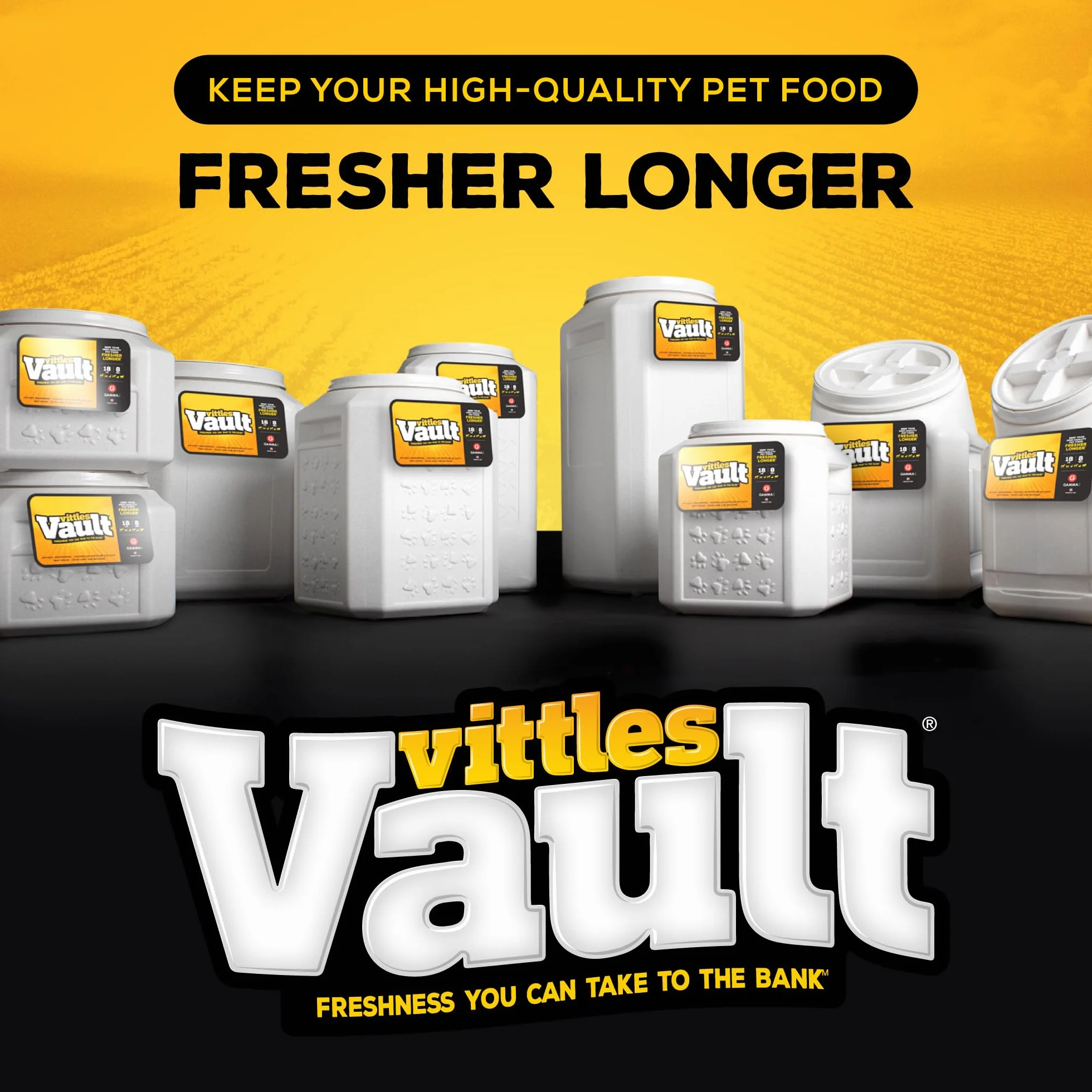 Gamma2 Vittles Vault Plus para Almacenamiento de Comida para Mascotas