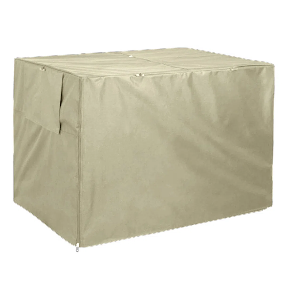 Cubierta para Jaula para Perros Al Aire Libre, Cubierta Duradera para Jaula para Perros, Tela Oxford 210D, Cubierta para Perrera para Mascotas, Parasol Impermeable, 31,1x20,9x20,0 Pulgadas(beige)
