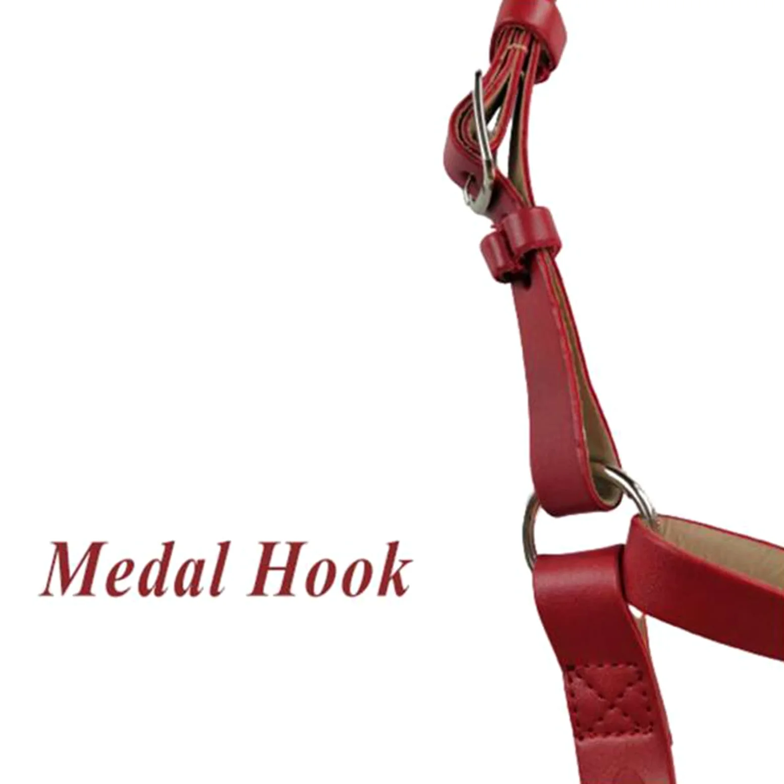 Cabezadas de caballo de tamaño completo, riendas ecuestres de cuero, con acolchado suave y hebilla de una sola mejilla, para accesorios