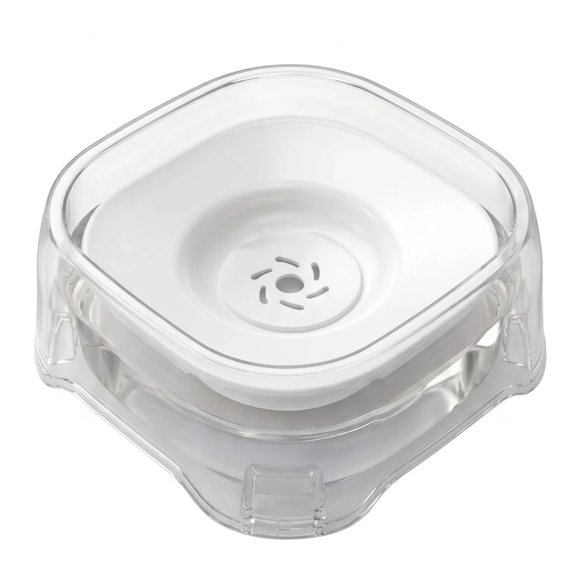 Bebedero Perro 2L Antigoteo Portatil - Cuenco de Agua para Mascotas Medianas Grandes - Dispensador Antisalpicaduras Fuente - Ideal Viaje en Coche y Camping