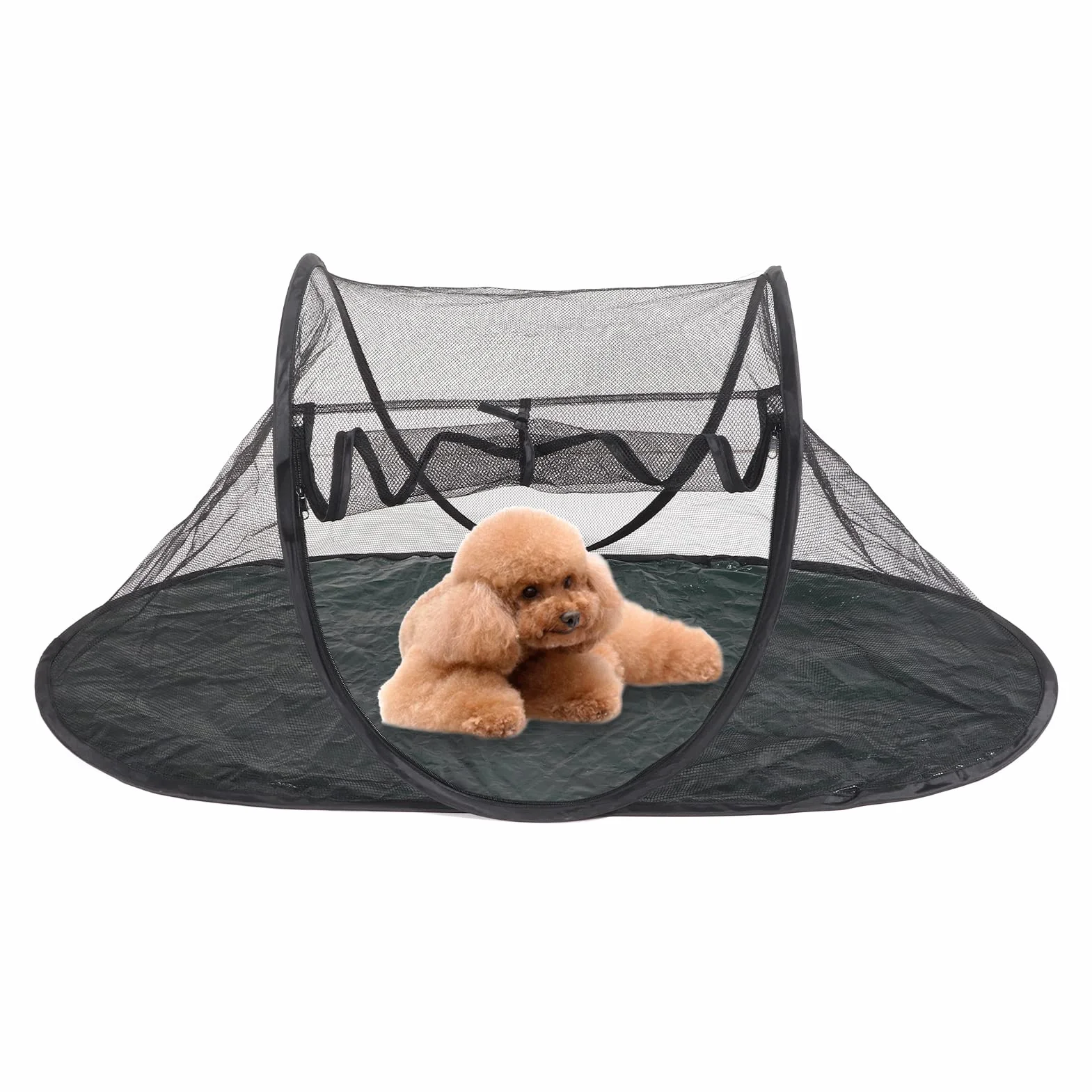 Recintos para Gatos Al Aire Libre, Tienda de Campaña Transpirable para Perros, Tienda de Campaña de Malla Espaciosa para Gatos para Viajes en Interiores y Exteriores