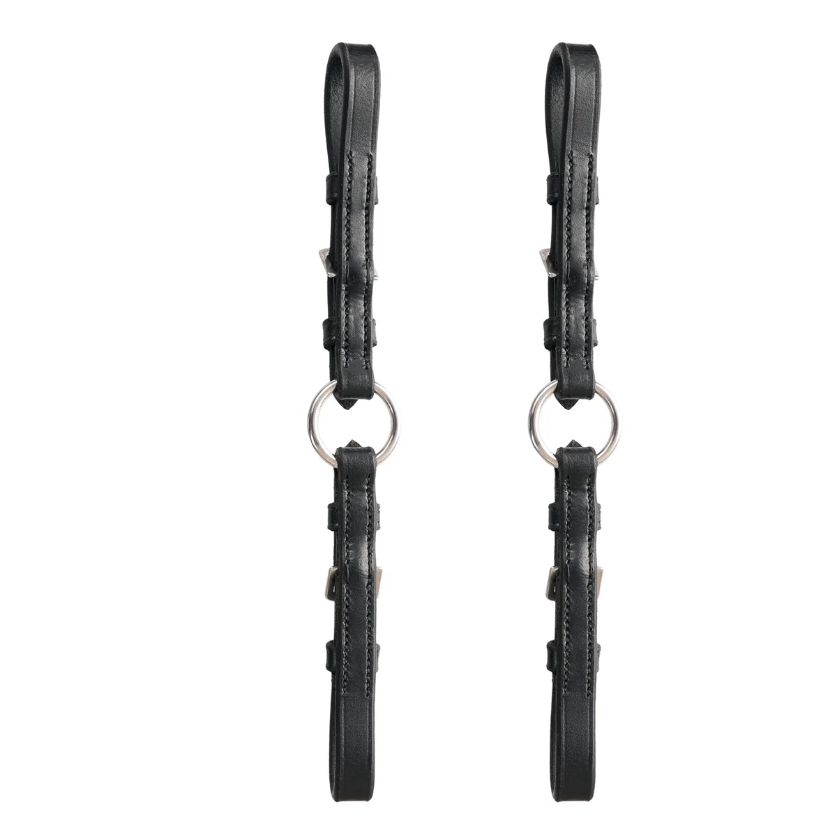 Convertidor de Bocado Exion Pelham Roundings para Cabezada de Caballo Inglés | Correa de Cuero Premium de Curtido Vegetal | Adaptador de Bocado de Una a Dos Riendas con Herrajes de Acero Inoxidable