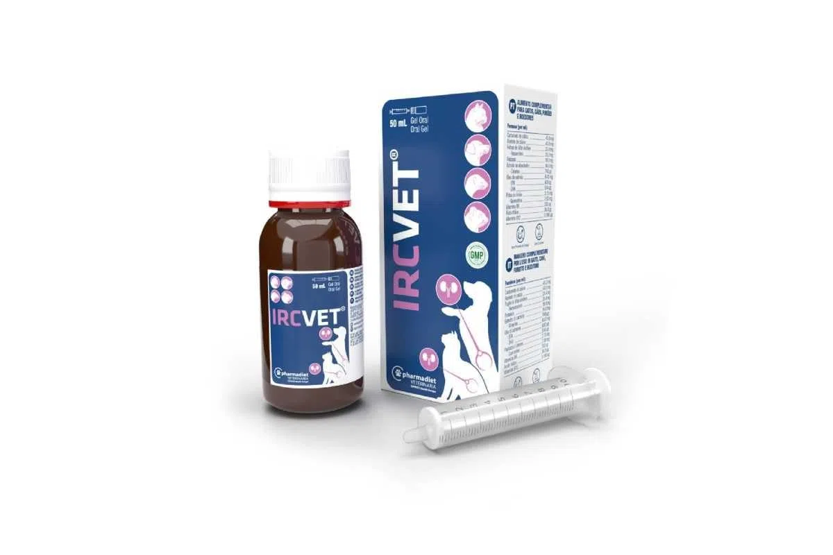 Farmadiet IRC-Vet Gel para Aliviar los Síntomas de Insuficiencia Renal Crónica para Perros y Gatos - 50 ml