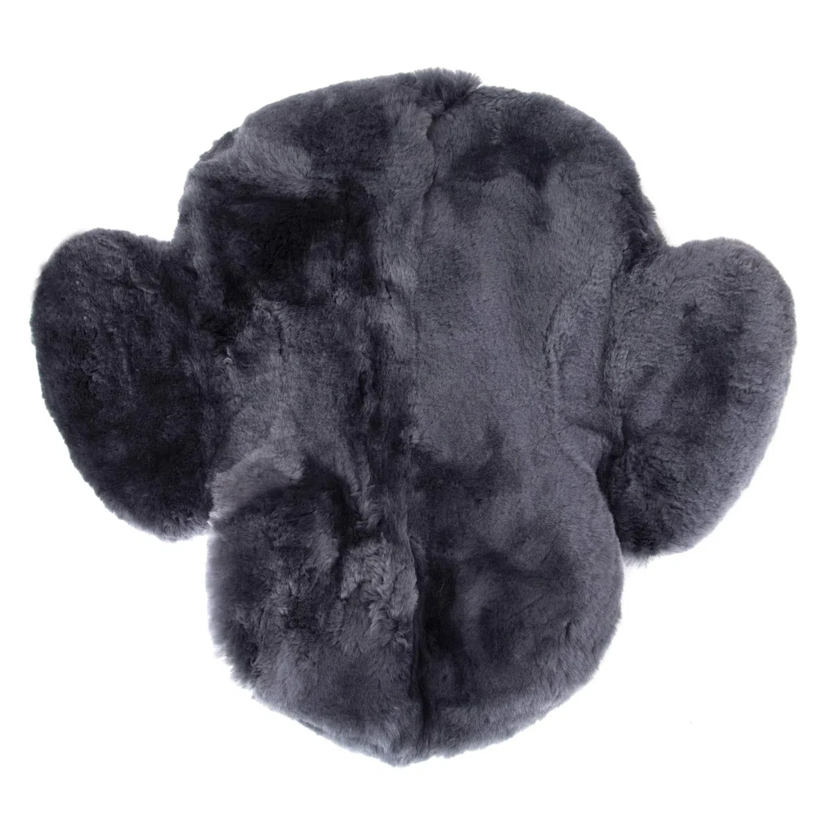 Western Merino Sheepskin Saddle Seat Cover - Funda para asiento de sillín, piel de cordero, color gris
