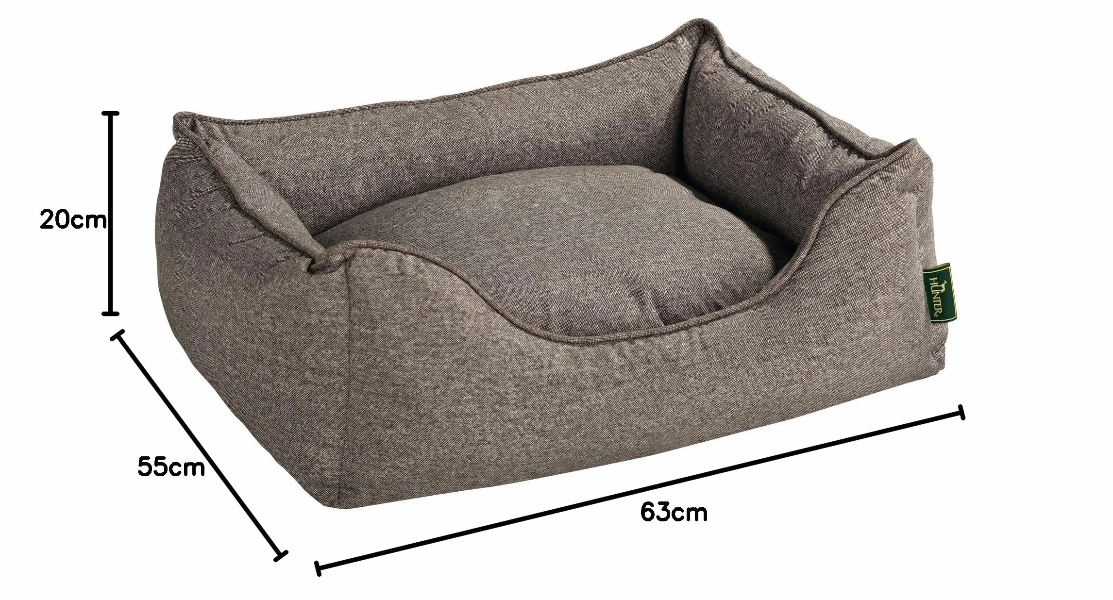 Hunter - Sofa Boston 60X50Cm Marrón