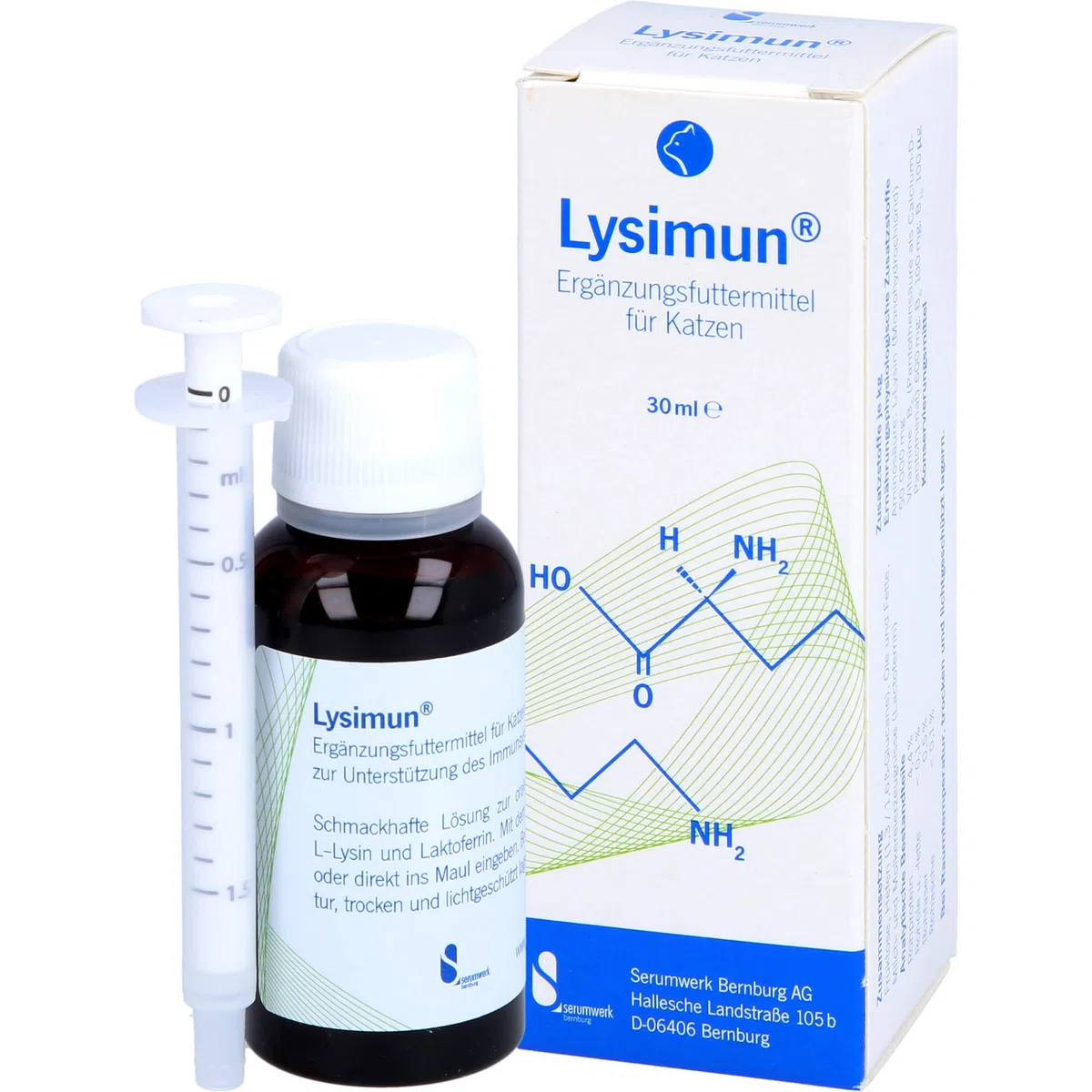Lysimun Ergänzungsfuttermittel für Katzen, 30 ml Solución