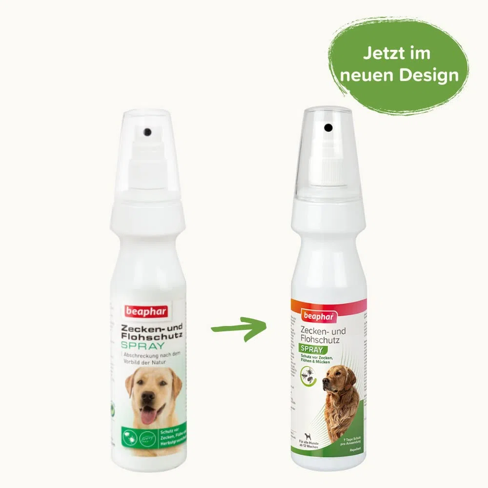BEAPHAR - Aerosol antigarrapatas y pulgas para perros a partir de 12 semanas - Efecto inmediato - 7 días de protección contra garrapatas, pulgas y mosquitos - Protección inmediata - Fácil de rociar y