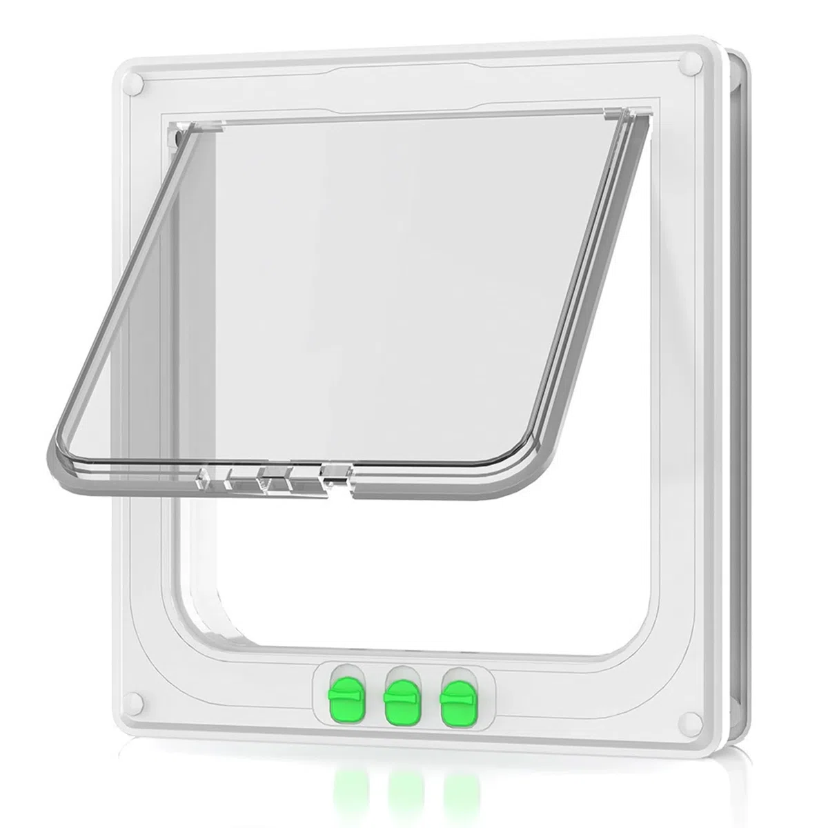 Puerta para Gatos, Solapas para Gatos, Impermeable, Fácil de Instalar, Solapas para Perros para Puerta Interna Externa, Ventana, Pared