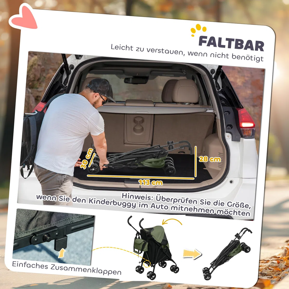 PawHut silla plegable para perros y gatos de hasta 4 kg con ventanas de malla, correa para el hombro, bolsa de almacenamiento y portavasos