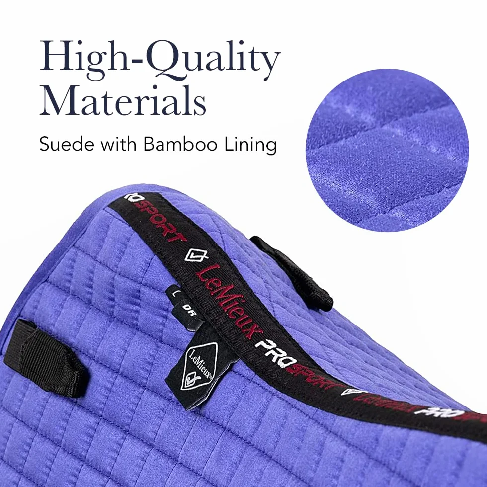 LeMieux Prosport Suede Dressage Square Almohadilla para sillín, Unisex