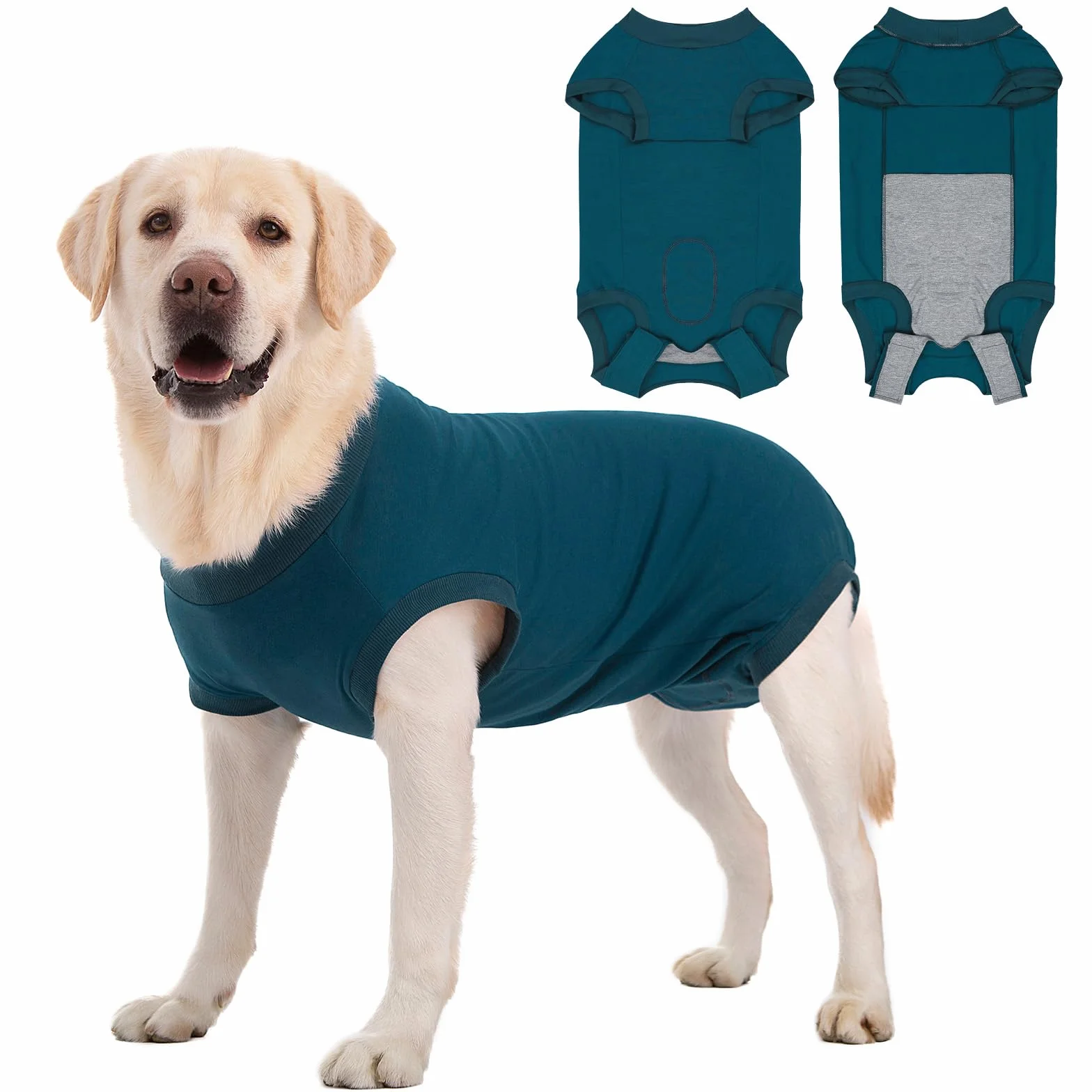 Traje de recuperación de cirugía para perros Camisa médica para mascotas Traje de recuperación para perros para después de la cirugía Traje quirúrgico para perros femeninos y masculinos Colla