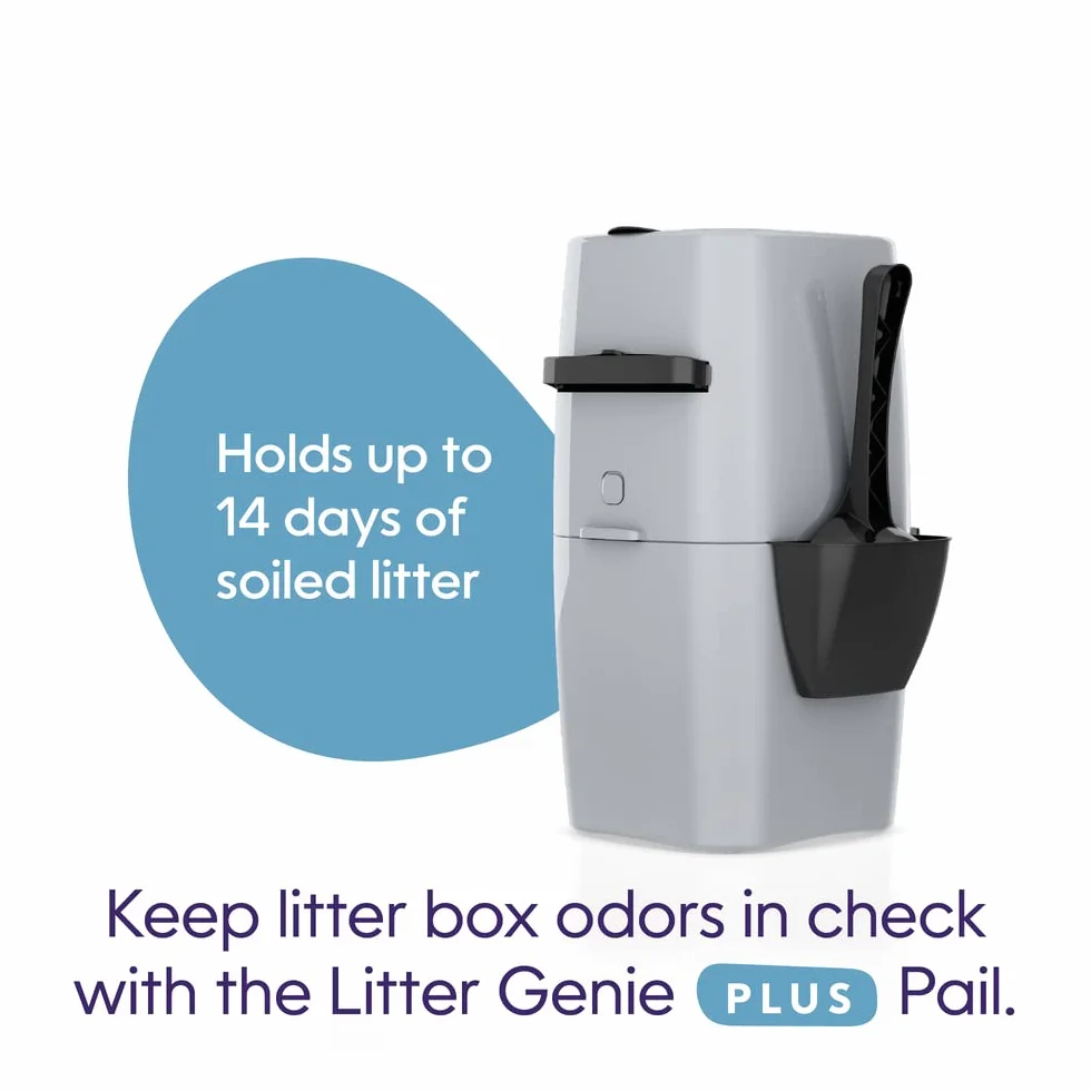 Litter Genie Cubeta Plus Silver_DX
