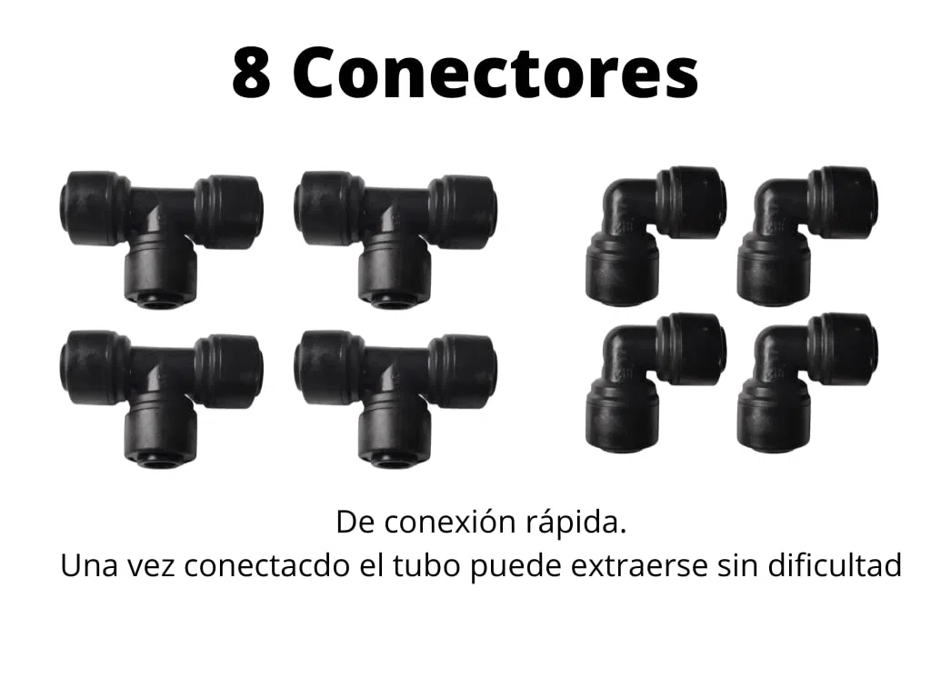 Sistema de Lluvia para Reptiles Camaleones 220V x4 boquillas (Kit sin Bomba)