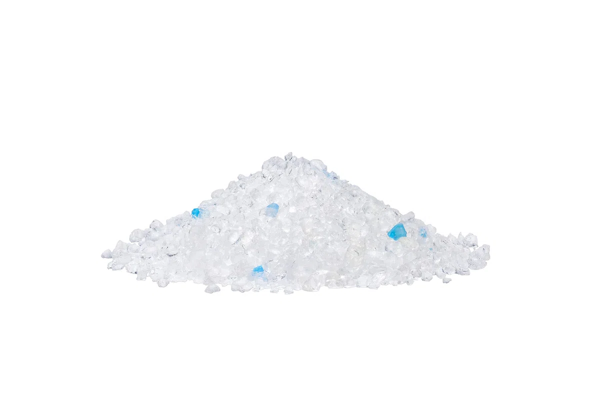 Sanicat Diamonds, Arena Absorbente de Gel de Sílice para Gatos, Sin Olor - 15 L, Blanco