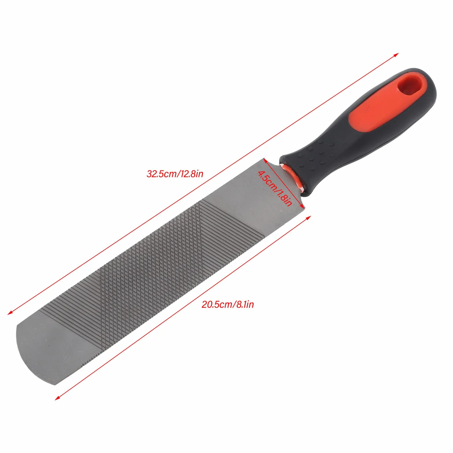 Herramienta Recortar Pezu?as 8 Pulgadas Acero Alcarbon Lima Herradura Ergonomica Profesional para Caballo Herrador