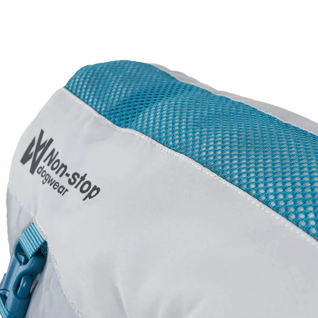 Non-Stop Dogwear Chaleco refrescante para perro, gris claro/verde azulado (M)