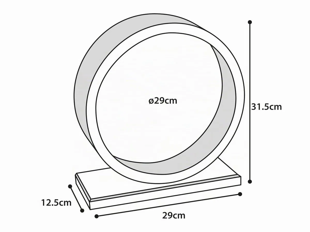 Karlie 84199 Bogie Wheel Rueda de Madera 30 cm, Wonderland, L