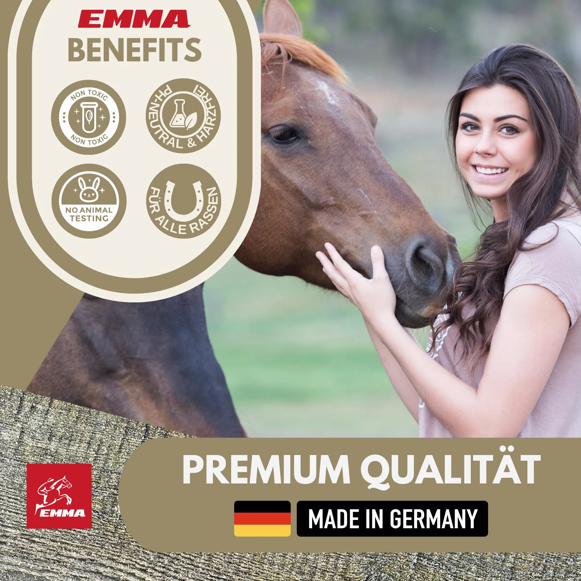 ácido acético arcilla caballos ⇒ arcilla caballo libre de dopaje 3*1,5 Kg I bálsamo para caballos enfriamiento pasta de arcilla mineral - curación pasta de arcilla enfriamiento I gel de enfriamiento