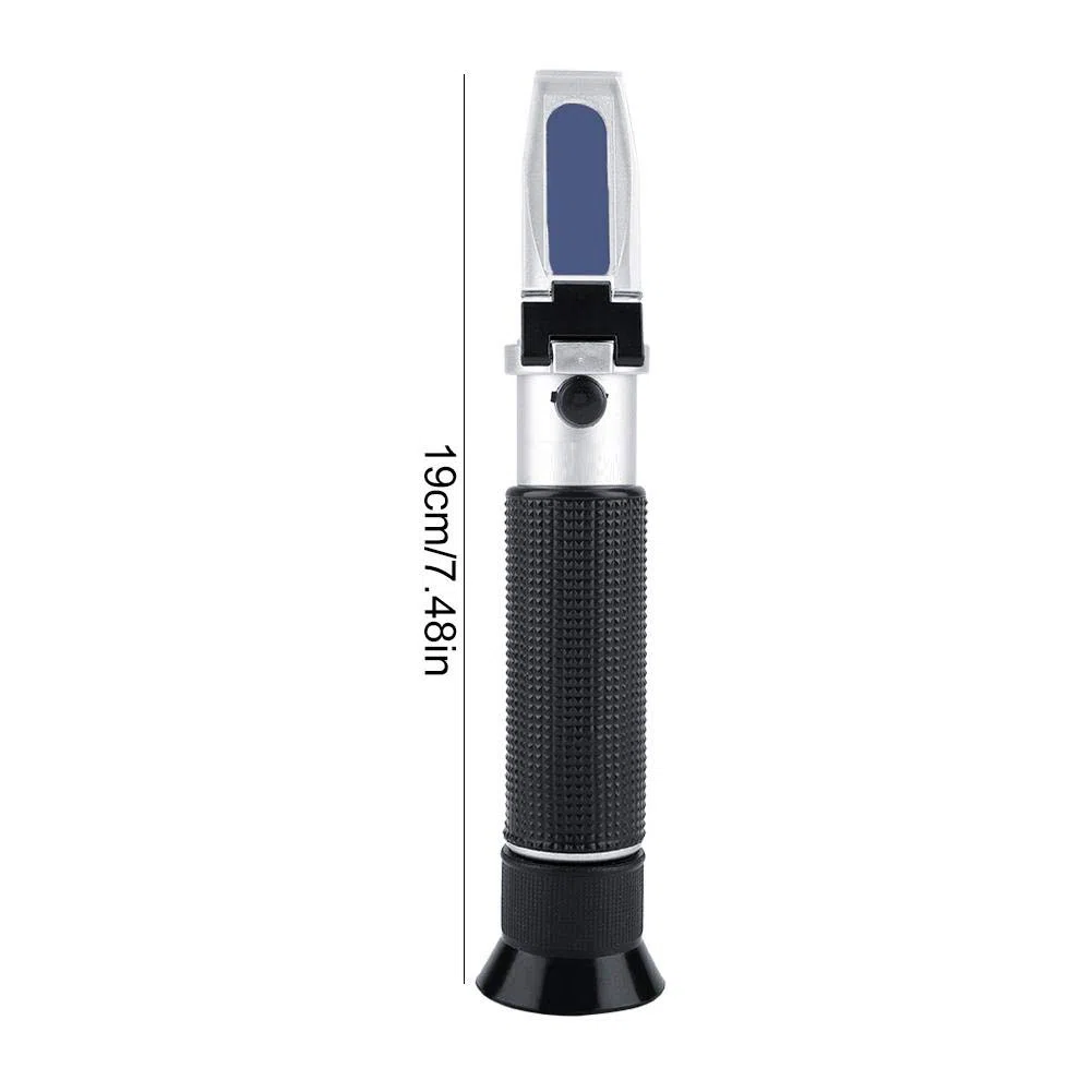 Refractómetro de Salinidad de Mano 0-100% Salinómetro, Medidor de Concentración de Sal de Mar Con Compensación Automática de Temperatura para Acuario de Agua Marina Y Agua Marina