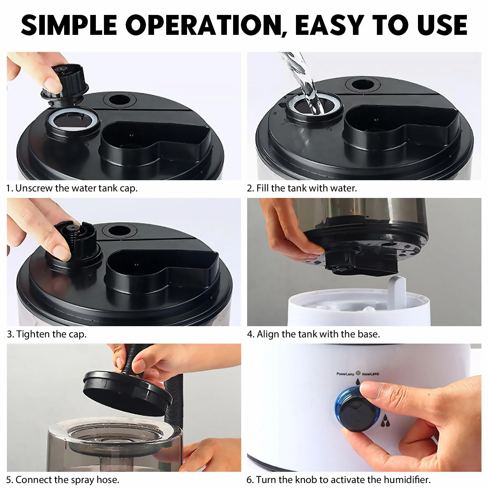 4L Humidificador para Terrarios de Reptiles, Nebulizador con doble Barril Extensible y Ajuste de Pulverización en tres Etapas, Humidificador para Terrarios de Reptiles