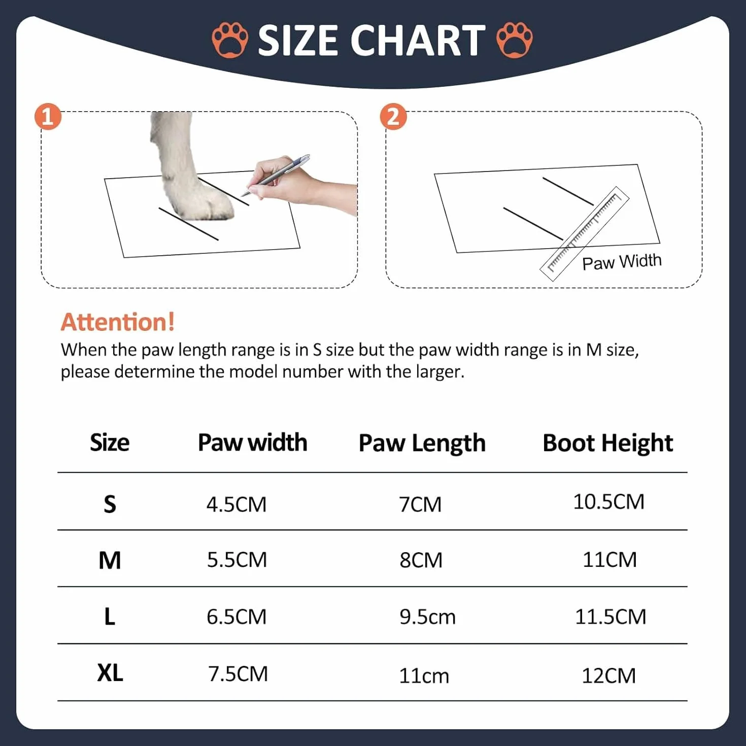 OHCOZZY Zapatos Perro Impermeables Profundos, Botas Altas del Perro con la Lengüeta en Forma de V, Resistente al Desgaste Suela Protector de la Patas Perros Pequeños, Medianos y Grandes 4 Piezas,L