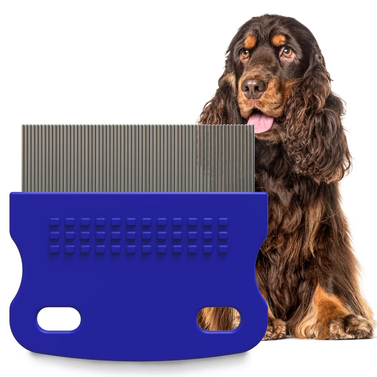 Petpost | Peine Cepillo Limpiador de Manchas Oculares para Perros – Con Dientes Extra Finos para Quitar Eficientemente Costras y Mucosidad a tu Shih Tsu o Maltés