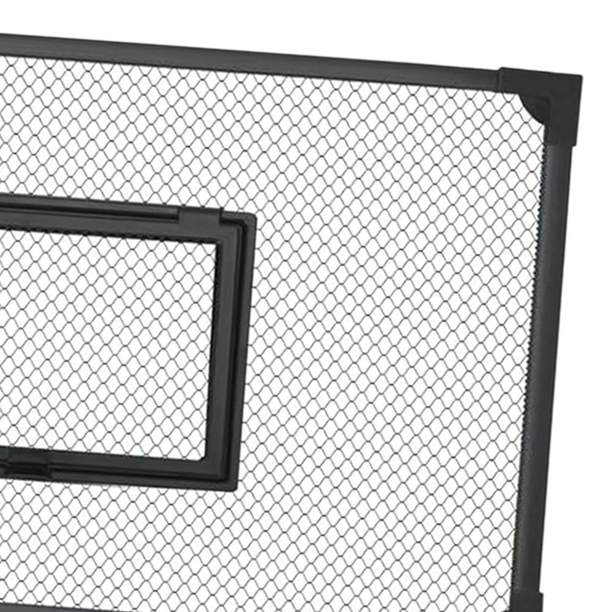 Sharplace Tapa de Repuesto para Acuario, Montaje DIY, Red Antisaltos, Accesorio Negro para Tapa de Acuario, Multifuncional, Configuración