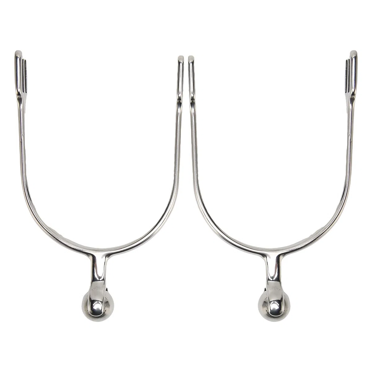 Juego de Espuelas de Caballo de Acero Inoxidable, Espuelas Redondas de Bola Rodante para Mujeres, Transmite Comandos Fácilmente, Competiciones Ecuestres