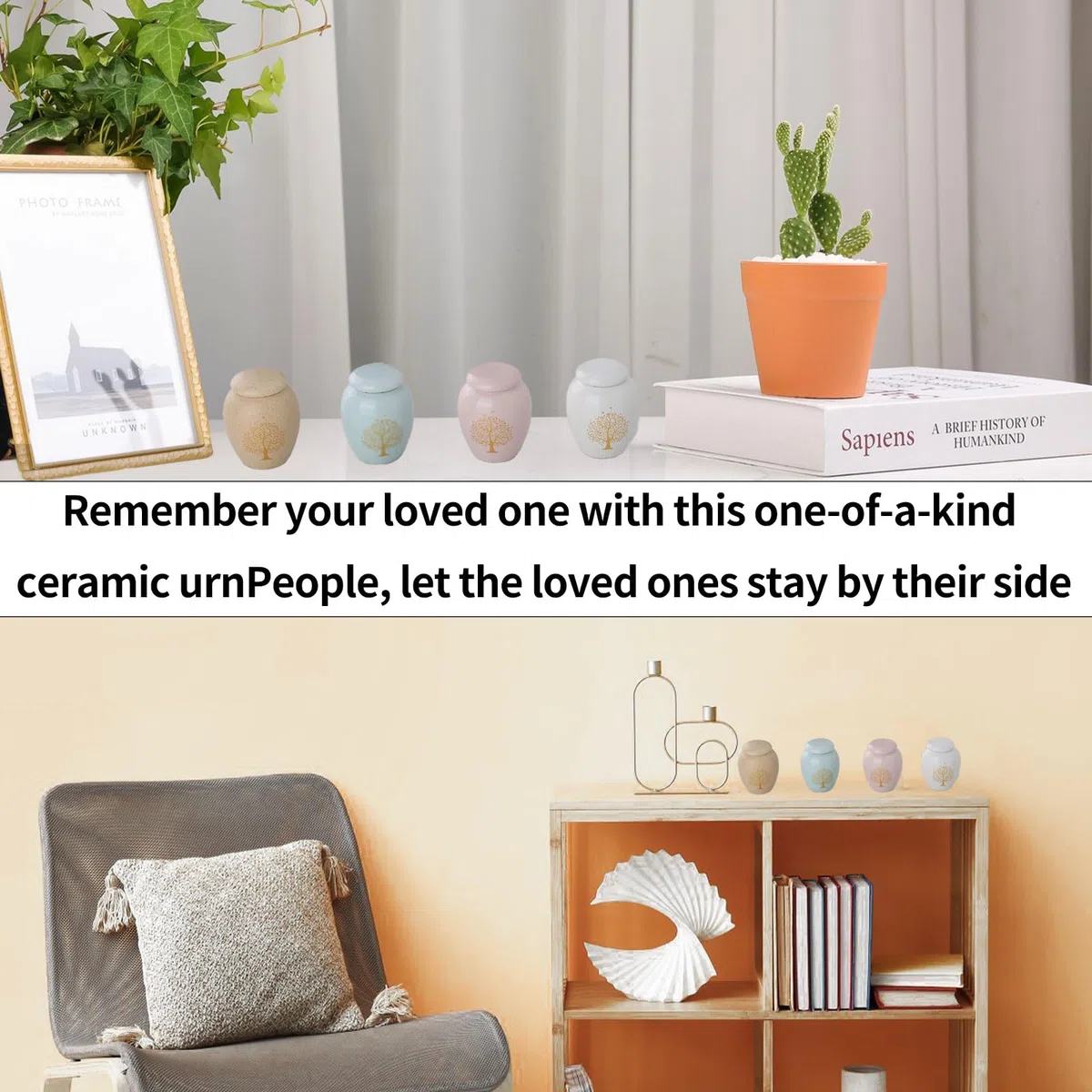 4 urnas pequeñas para cenizas humanas, mini urna de cremación, urna de decoración, contenedor de cenizas con patrón de árbol de la vida grabado para cenizas humanas o de mascotas