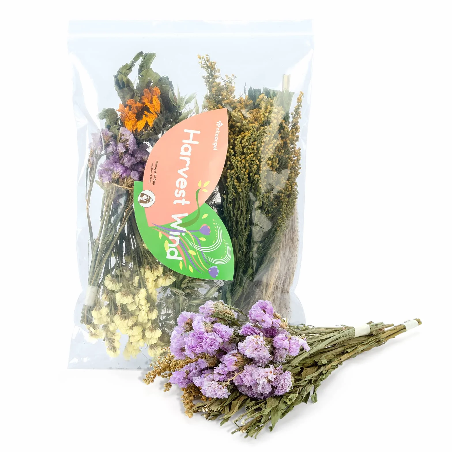 Niteangel Lecho Natural y Suave para Hámster: Decoración del Hábitat para Pequeños Animales como Hámsters Enanos Sirios, Gerbos, Ratones, Degús, Conejos u Otros Animales (Versión de Flores)