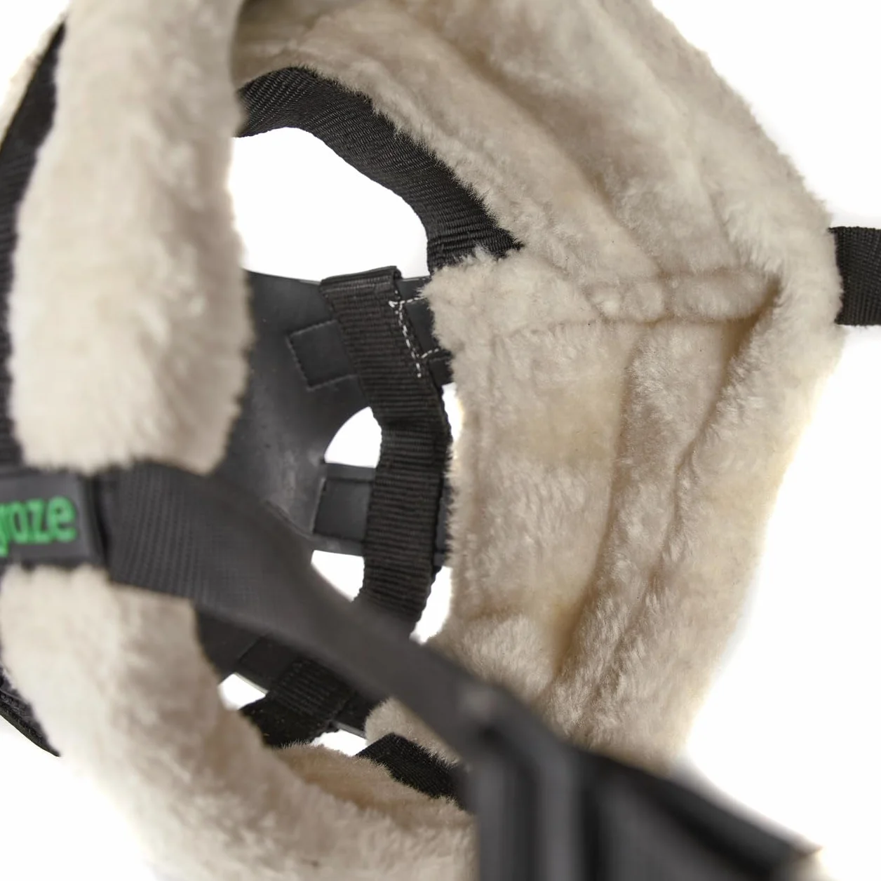 Shires FreeGraze AirFlow - Bozal de pasto, color negro
