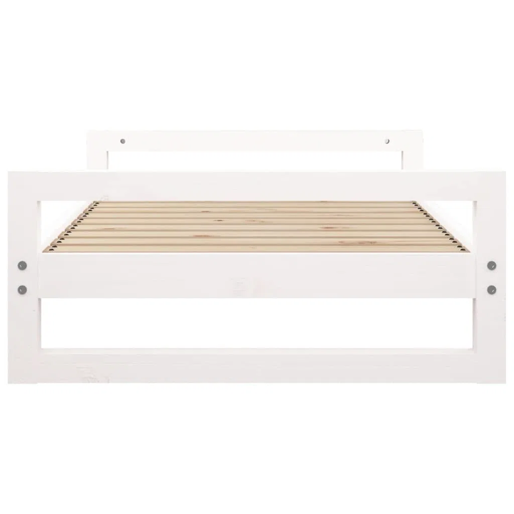 vidaXL Cama para Perros Madera Maciza de Pino Blanco Lavable Mascotas Sofá