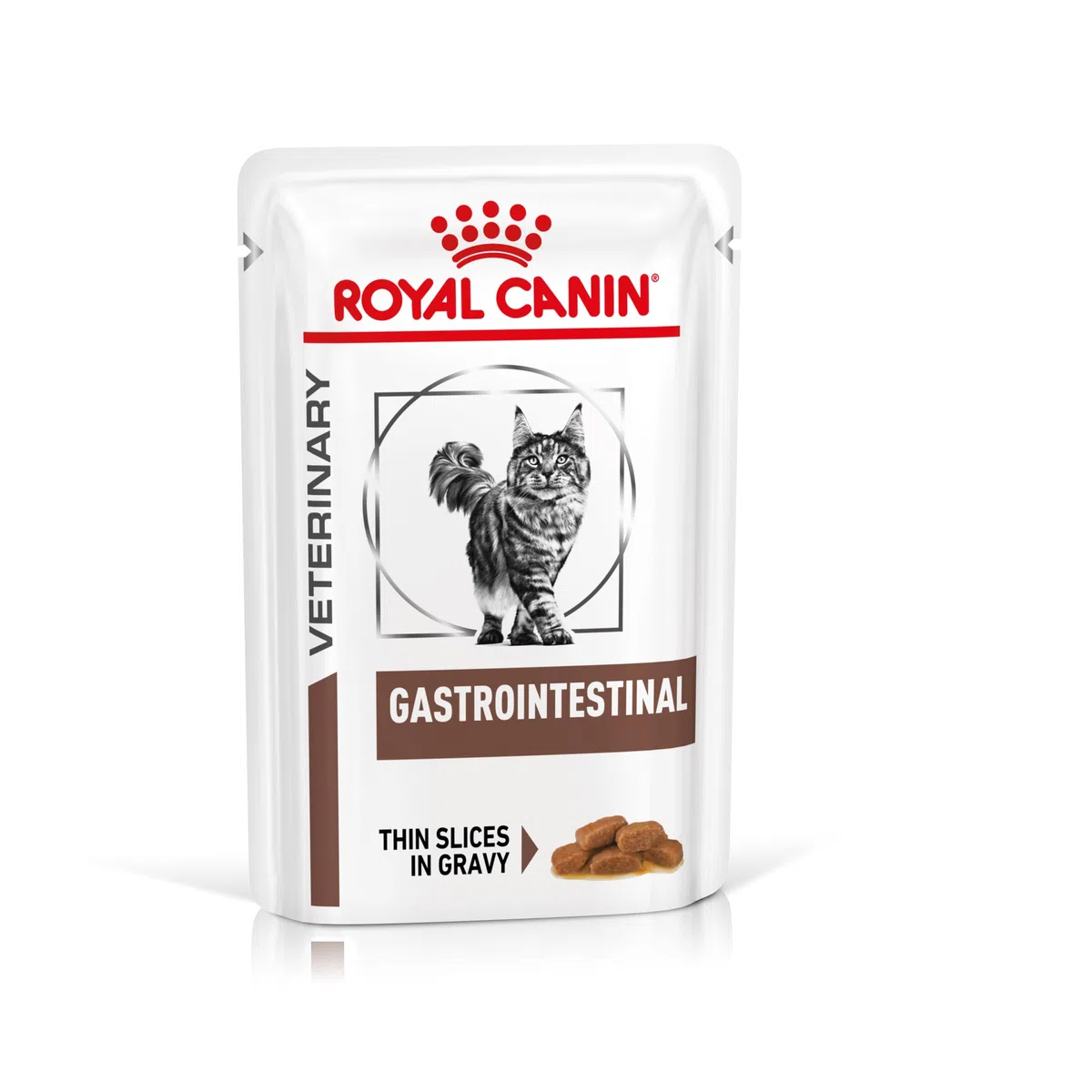 Royal Canin Veterinary Gastrointestinal | 12 x 85 g | Comida húmeda para Gatos Adultos | Trozos Finos en Salsa | para trastornos de absorción intestinal