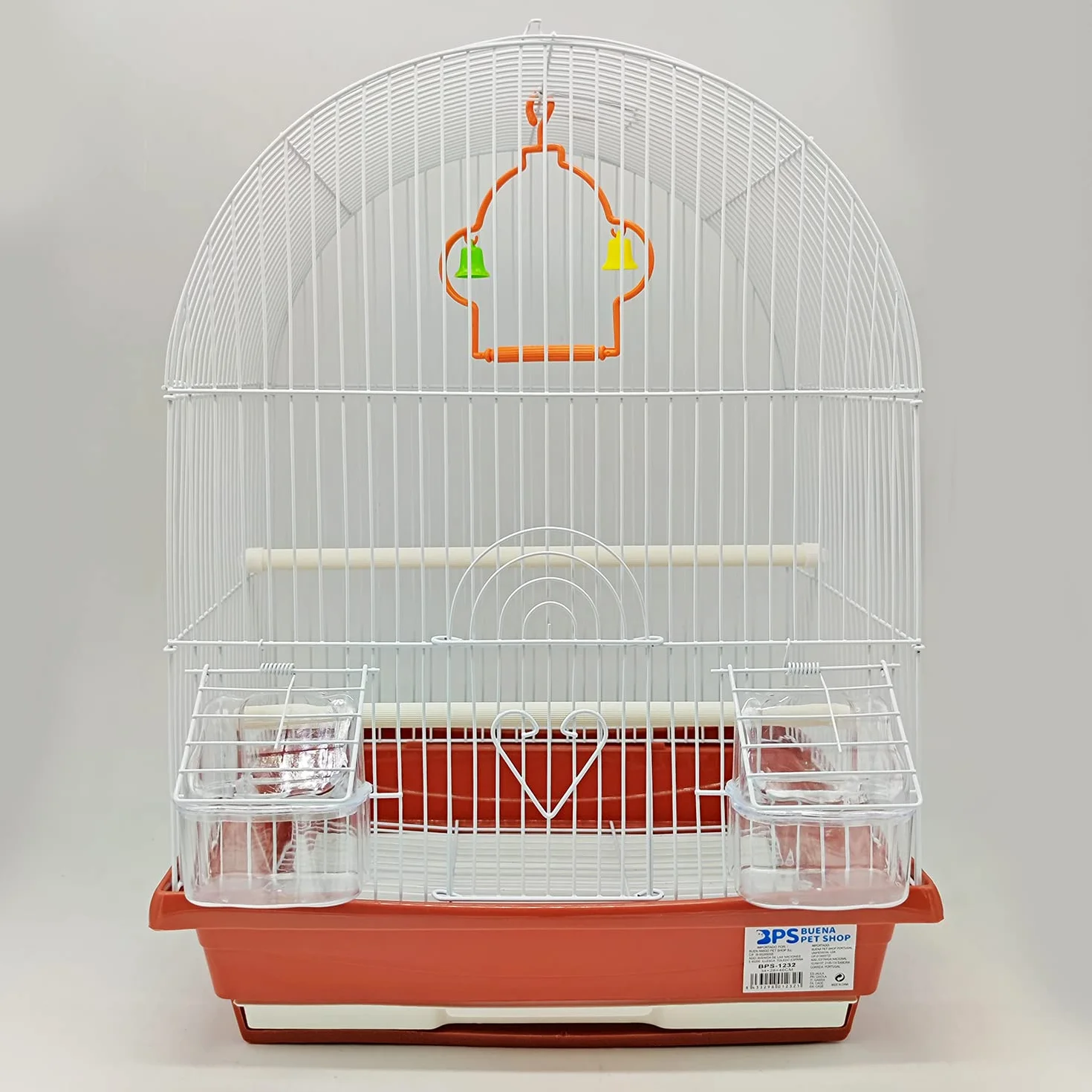 BPS Jaula para Pájaro para Pajarera Periquito Canarios con Comedero Bebedero Saltado Columpio para Descanso Color al Azar BPS-1232