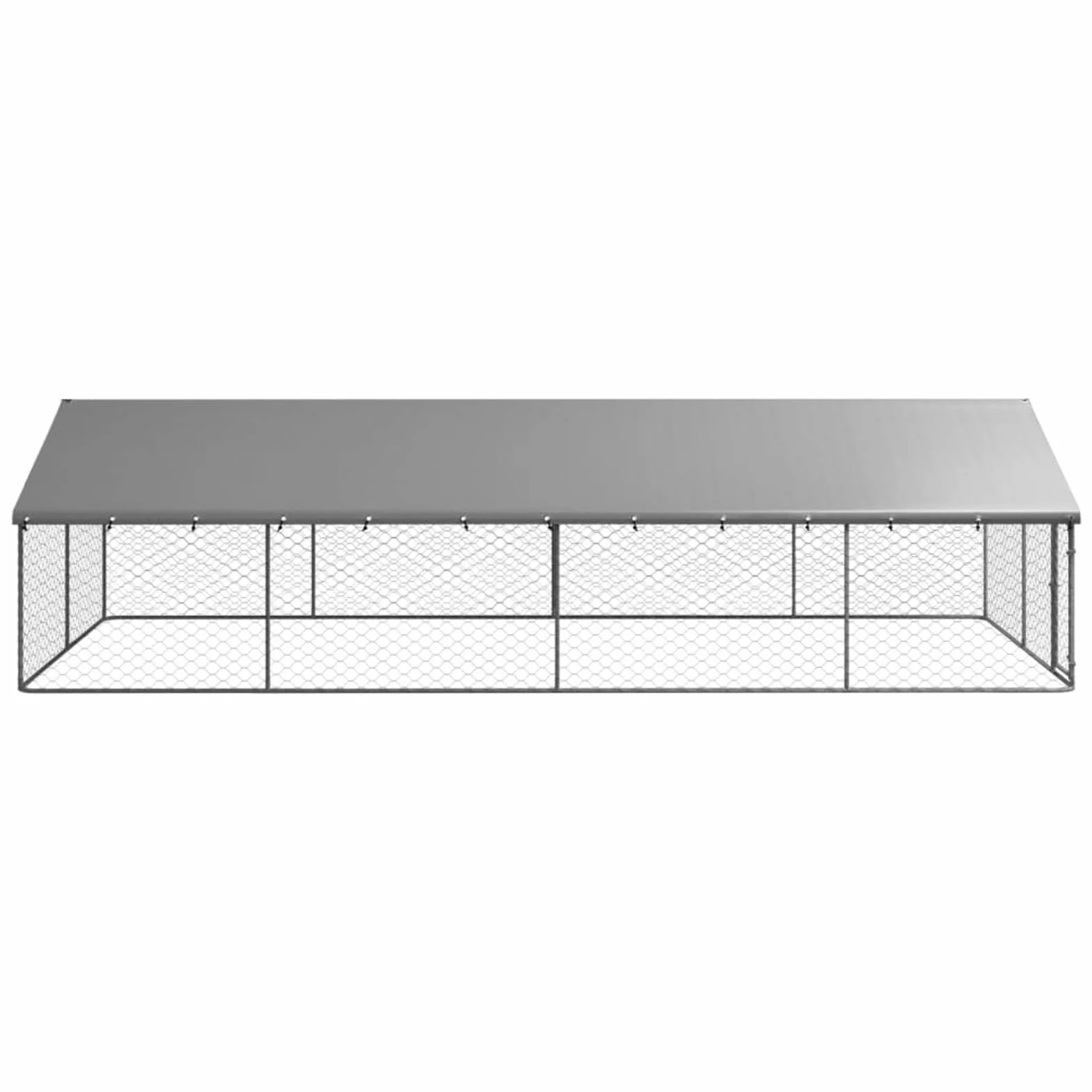GuyAna Perrera de Exterior con tejado Jaula para Perros Grandes Jaula Perros 600x300x150 cm