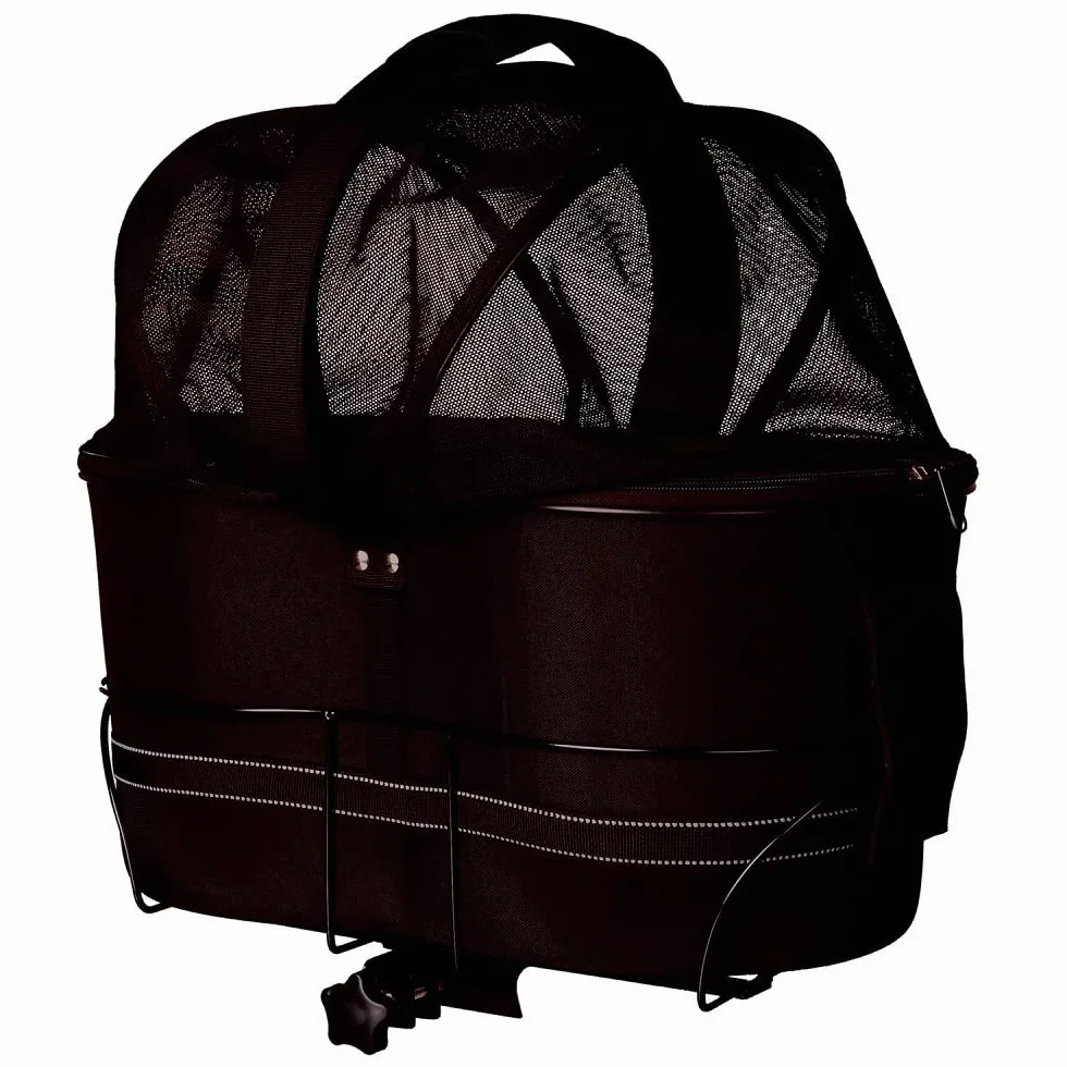 TRIXIE Panier pour velo - 29x42x48cm - Noir - Pour chien