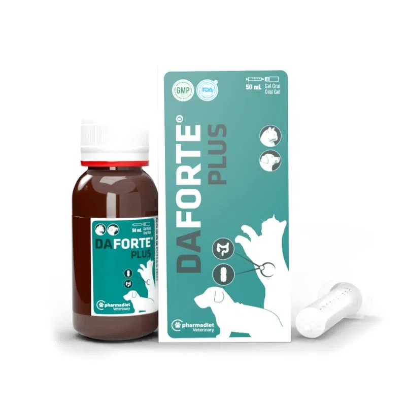 Opko Health Daforte Plus 50Ml Perro Gato Pharmadiet 1 Unidad 50 ml - Apoyo Digestivo, Complemento Alimenticio para el Tracto Digestivo para Gato y Perro