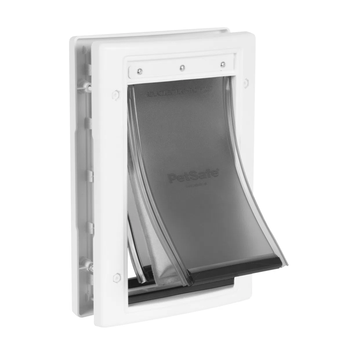 PetSafe Puerta para Mascotas de Climas Extremos - Triple Abertura, Eficiente Energéticamente, Marco Personalizable - Pequeña