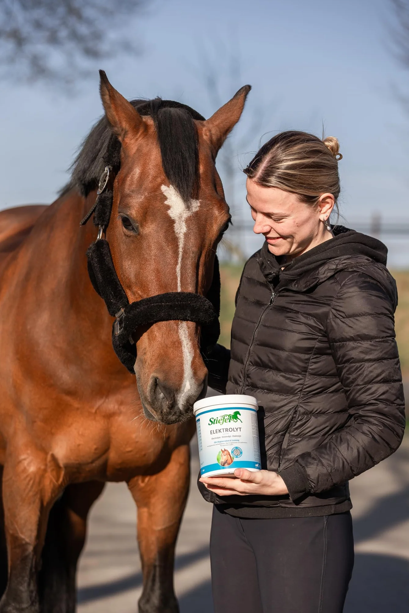 Stiefel Electrolito para caballos, eletrolitos de alta concentración, compensar pérdidas de electrolitos, sudoración, regeneración rápida, con magnesio, 1 kg