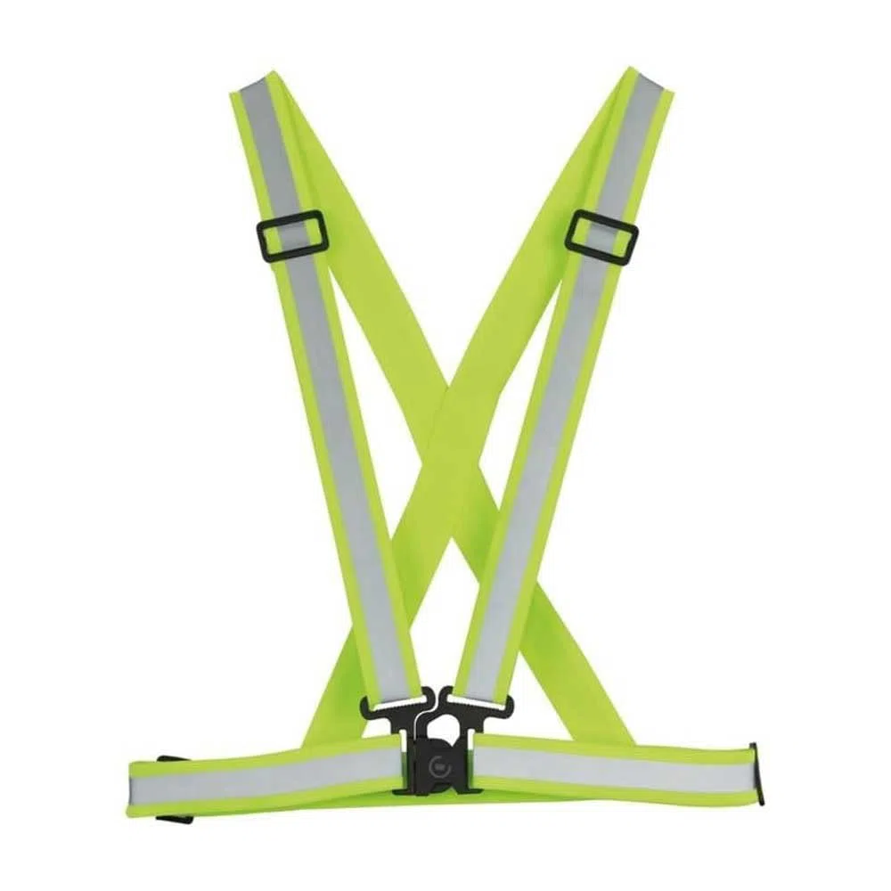 WOWOW Correa Reflectante para Cross Belt Amarilla elástica Ajustable