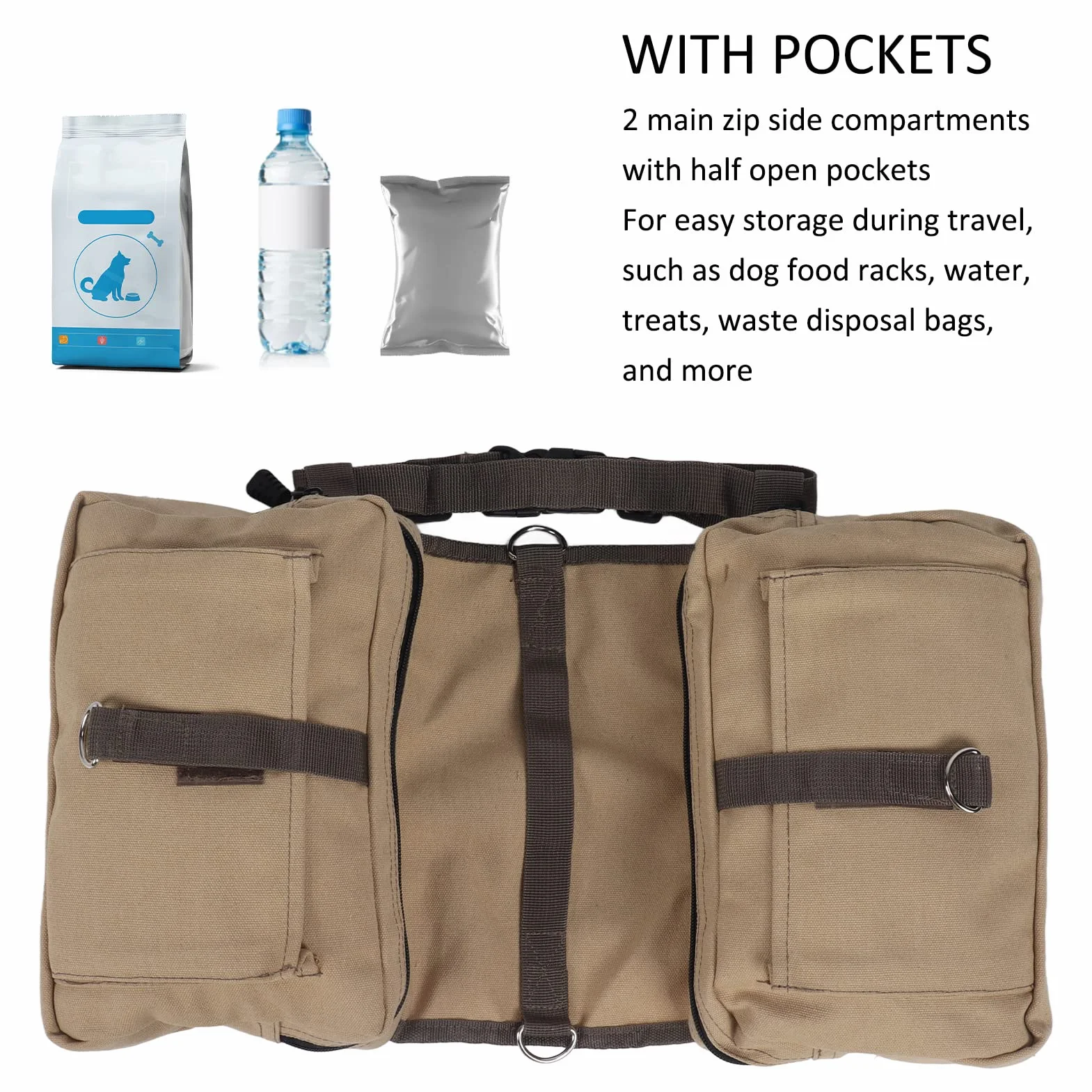 Zerodis Arnés de mochila para bolsa ligera para acampar, mochila para mochila de viaje, camping, senderismo, mochila para senderismo, viajes al aire libre
