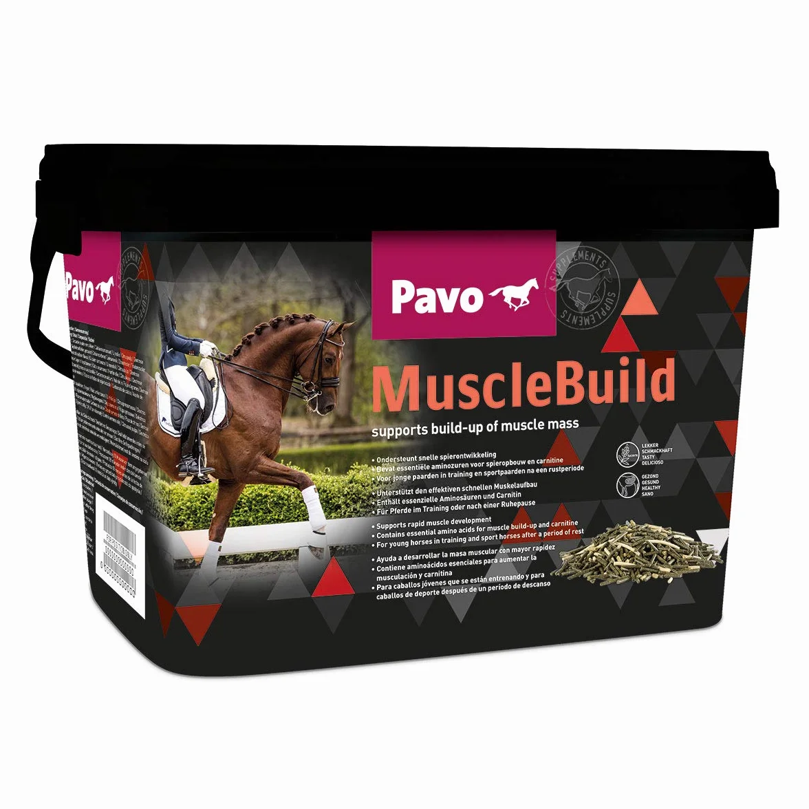 Pavo MuscleBuild | para un Caballo Fuerte y musculoso | 3 kg