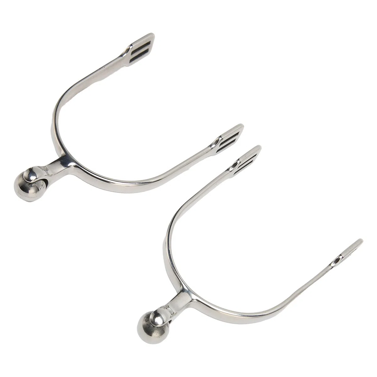 Juego de Espuelas de Caballo de Acero Inoxidable, Espuelas Redondas de Bola Rodante para Mujeres, Transmite Comandos Fácilmente, Competiciones Ecuestres