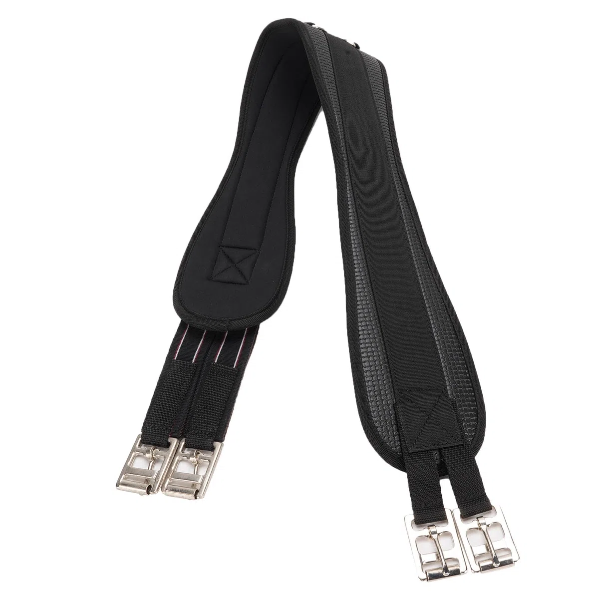 CHICIRIS Cincha Ecuestre, Cincha para Silla de Montar de Caballo sin Rozaduras con Bandas Elásticas de Alta Resistencia y Hebilla de Rodillo, para una Conducción Cómoda, Material de Cuero (115CM)
