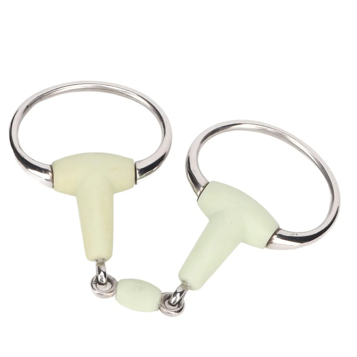 Broca Para Caballo De Acero Inoxidable, Accesorio Para Carreras De Caballos, Sabor A Manzana, Envuelta En Goma, Para Boca De Caballo, Broca Para Caballo, Tachuela, Broca Para