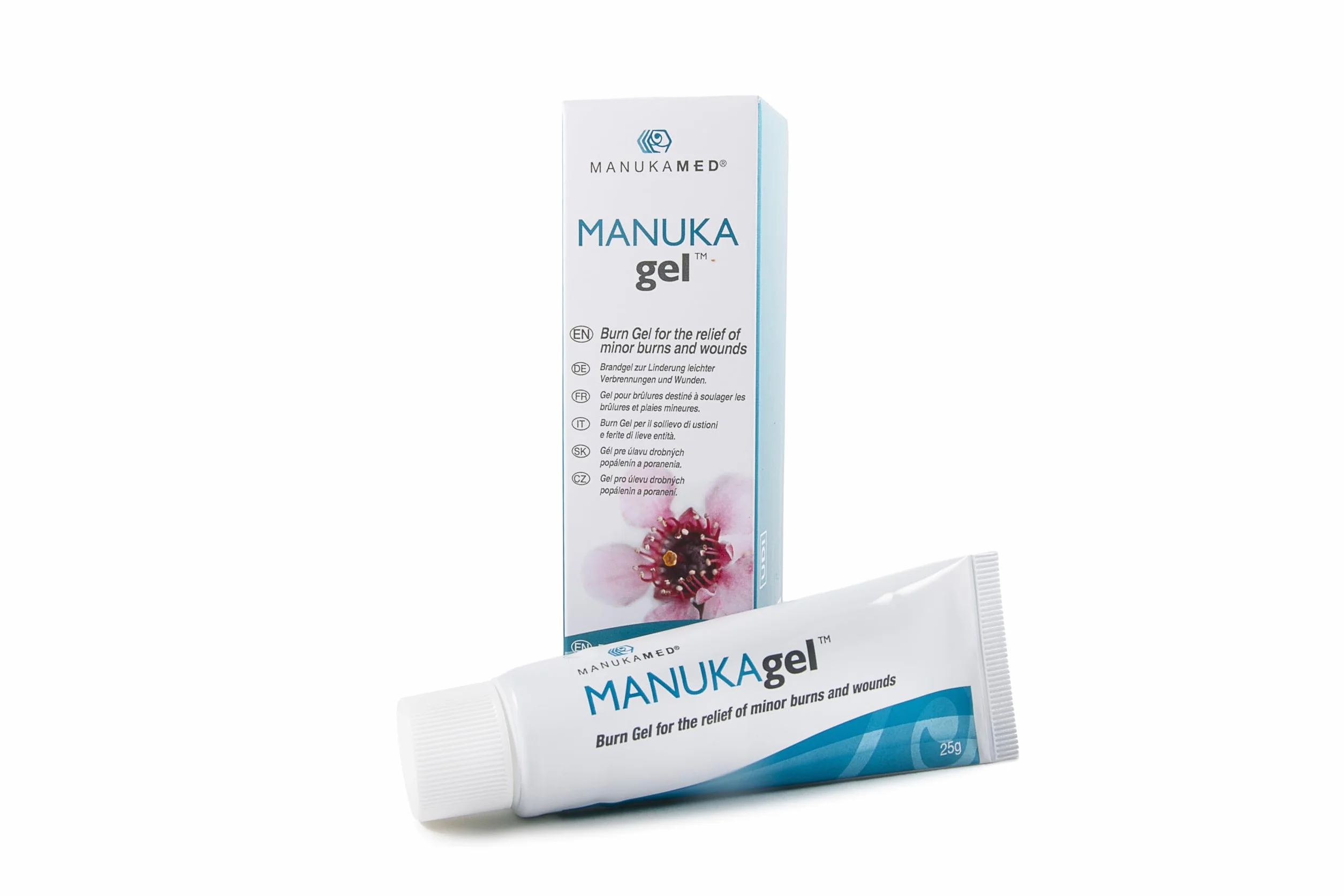 ManukaMed MANUKAgel Gel antibacteriano, pomada para heridas para perros, gatos, caballos, miel de Manuka 100% bioactiva MGO 560+/25 g