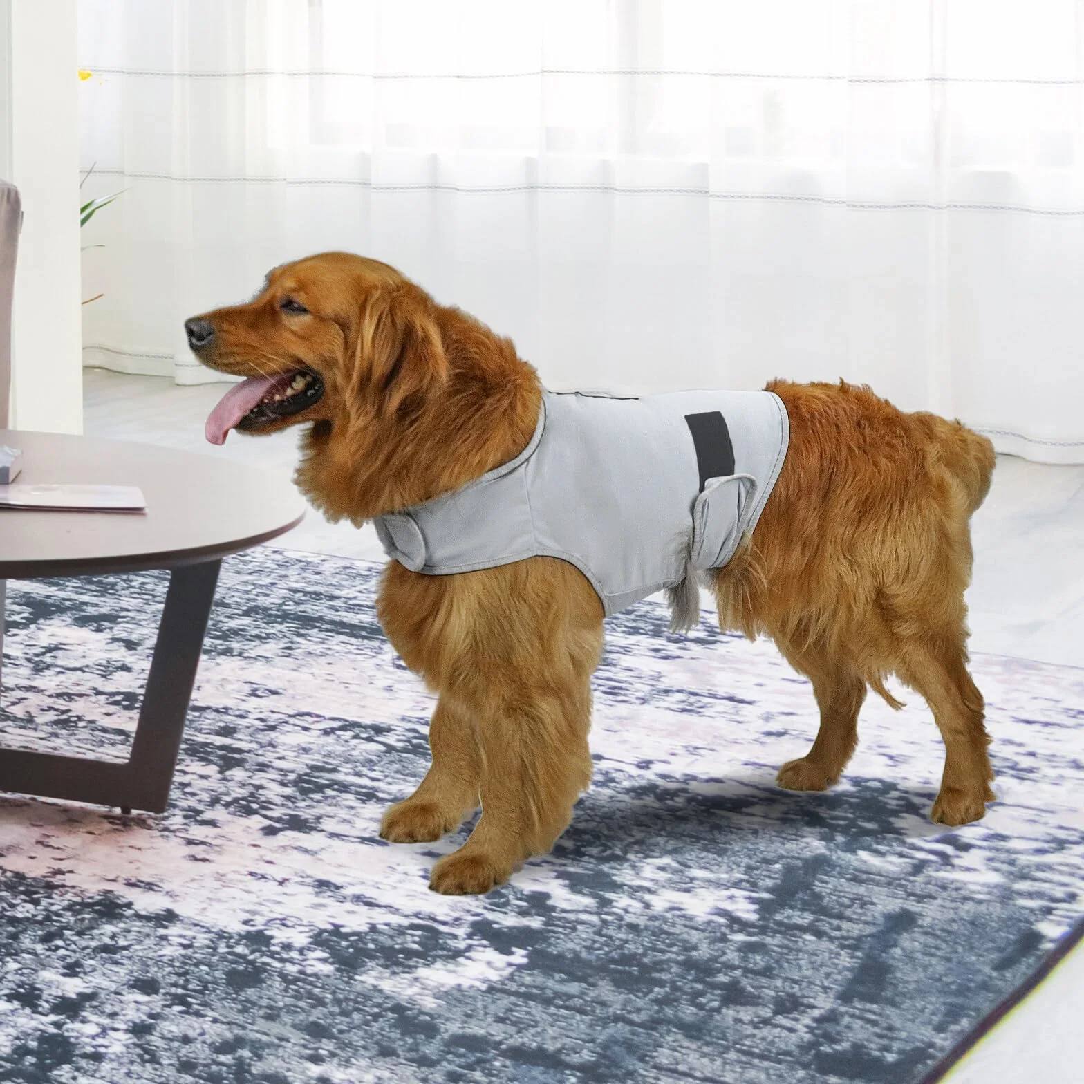 Abrigo de ansiedad para perro, chaleco ligero para calmante, para mascotas ansiosas, mantiene la comodidad y calma