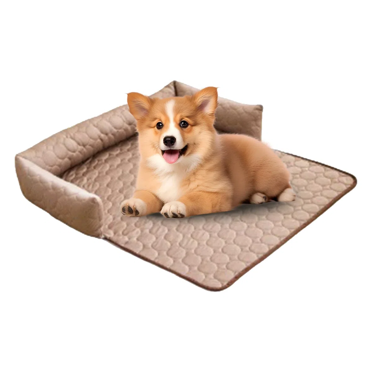 Genérico Alfombrilla Refrescante para Perros | Colchoneta para Perros en Verano - Manta Cojín Transpirable y Cómoda con Base Antideslizante para Mascotas en Interiores Coche Jaula Casa