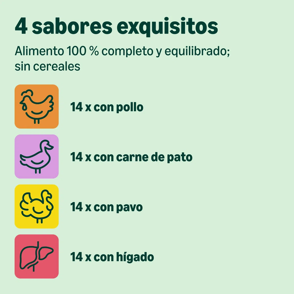 by Amazon Comida húmeda para Gatos Adultos sin Cereales Selección de Carne en Caldo, 4.76 kg (56 Paquetes de 85g) (Antes Lifelong)